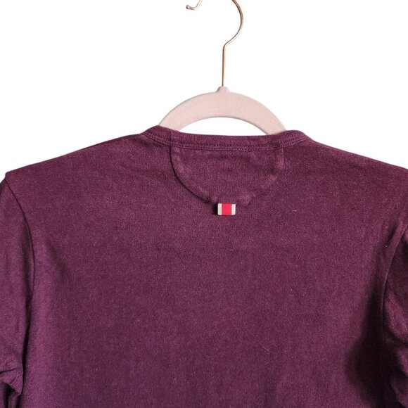 Tracksmith Shirt Women's XS Red Burgundy Long Sleeve Crew Neck Base Layer - Picture 10 of 11